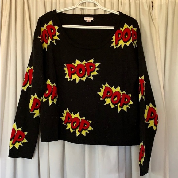Graphic sweater